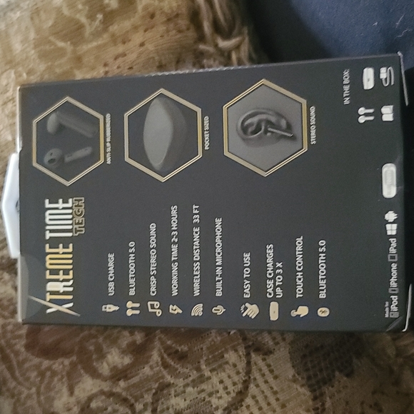 Price reduced 6/13 New in box Xtreme Time Tech Wireless Earbuds - Picture 2 of 2